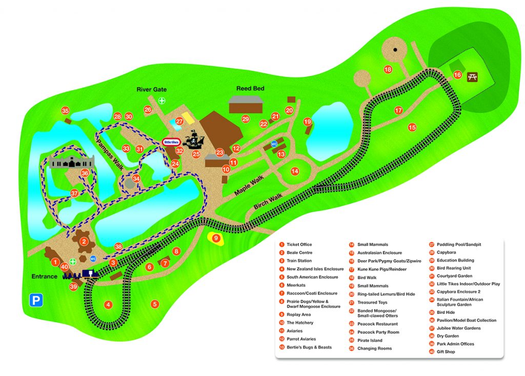 Beale Park map 