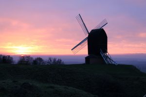 Brill windmill sunset 