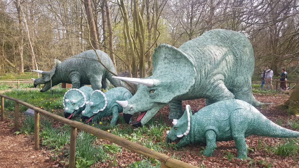 Knebworth house dinosaurs