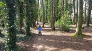 Dirt track at brixworth country park 