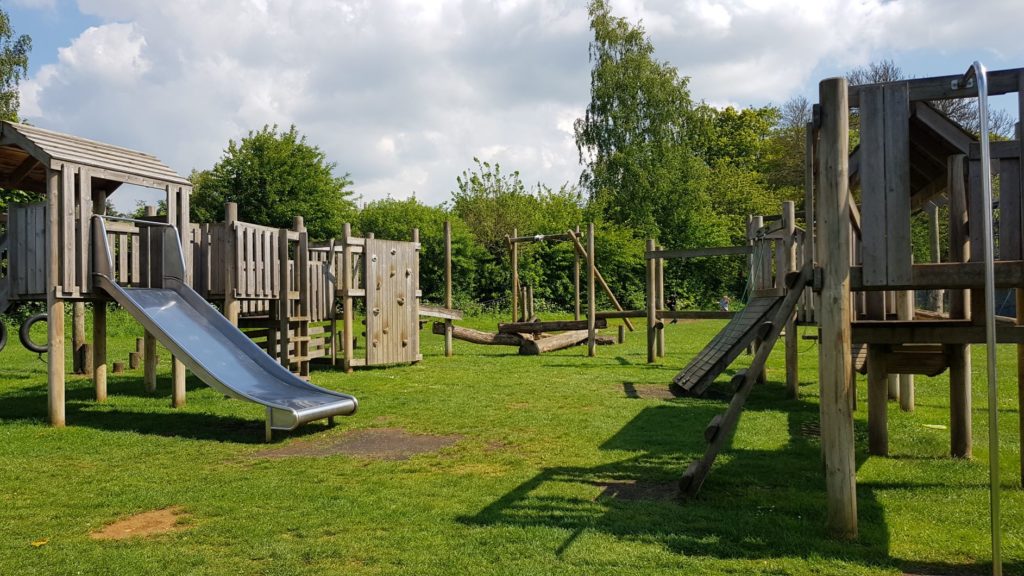 The main frame in Charlbury Play park 