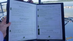 Menu draycote water 