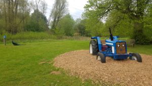 Harcourt Arboretum tractor