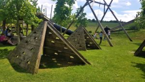 Tepees at Blewbury play space