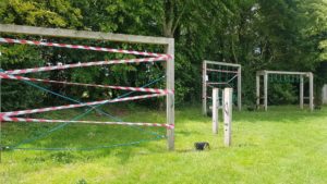 Broken play equipment 