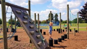 Balancing in the park 