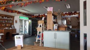 Cafe and shop in farmer gows 