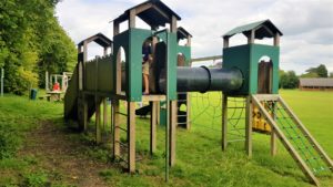 Large climbing frame at moulsford Play park 