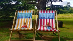 Giant deck chairs 