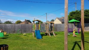 Toddler play frame in stonesfield play park 