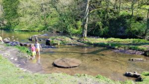 Paddling in the River Dove 