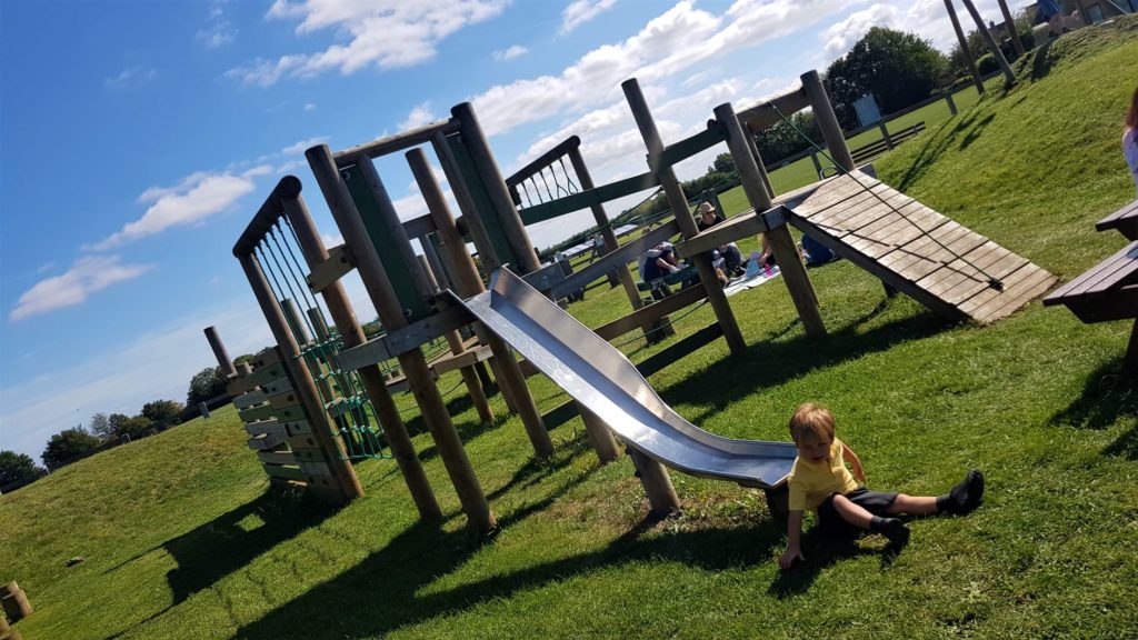 Large play fram in stonesfield play park 