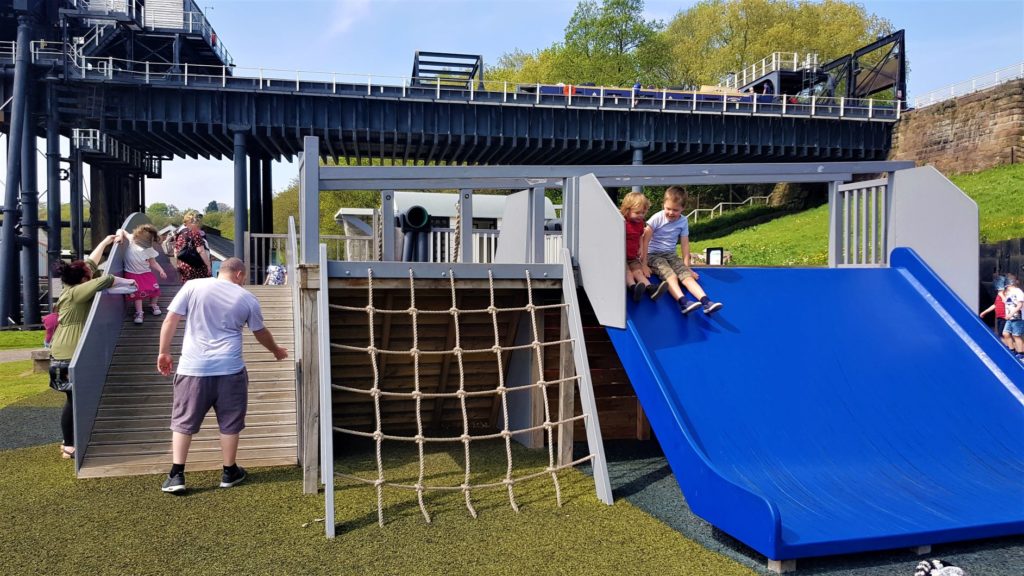 The Anderton boat lift play area 