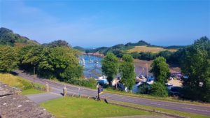 view from watermouth castle