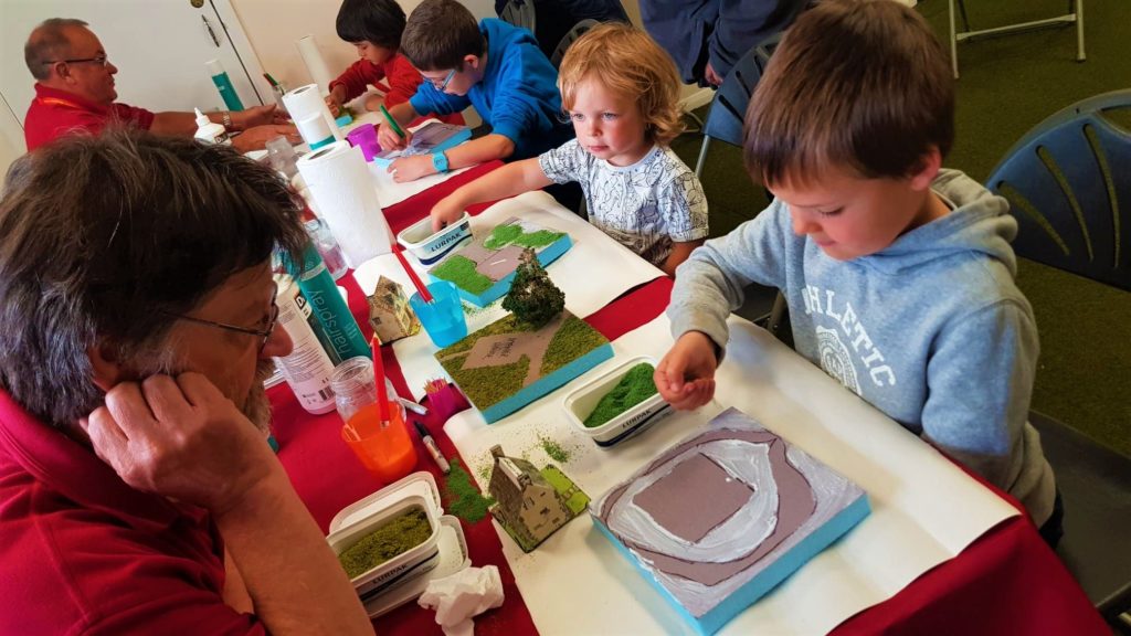 Model making at pendon museum 