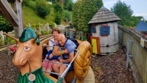 Grandparents on the snail ride 