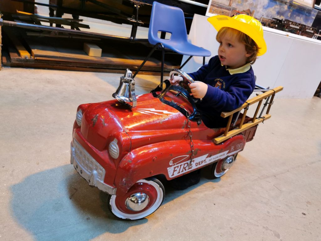 Vintage Ride On Fire Engine 