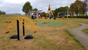 play equipment in thame play park 