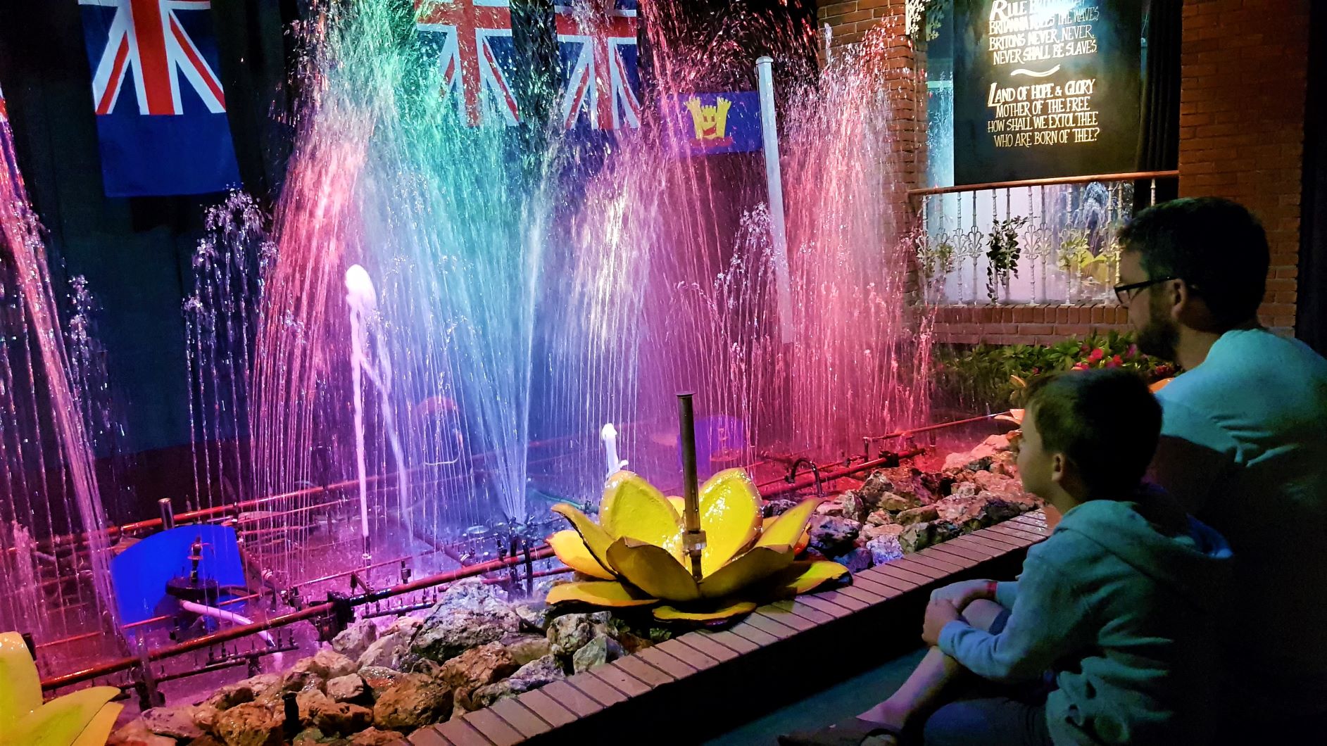 watermouth castle fountain show