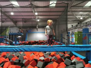 Banlance beam trampoline park 