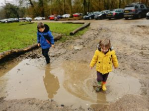 muddy walk at ashridge estate