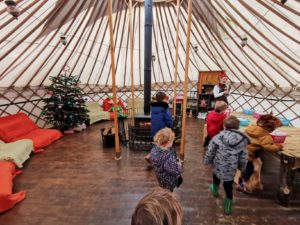 Elves workshop at limes farm 