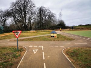 Childrens bike track 