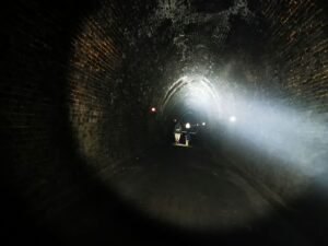 Old railway tunnel walk 