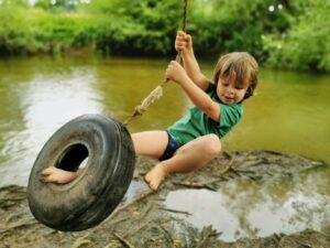 Tyre swing Thrupp 