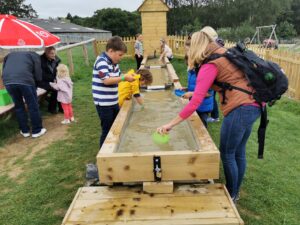 Panning for gold in Buckinghamshire