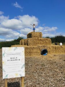 Hay bale mountain